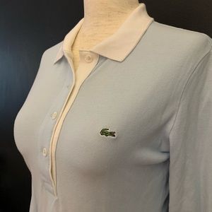 Baby blue Lacoste polo